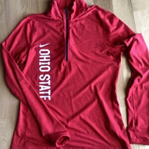 Nike Red Long Sleeve Tee